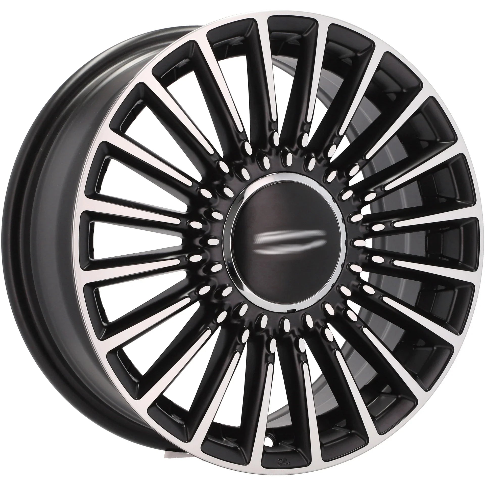 Alu kola pro Fiat Y1210 6.5x16 4x98 ET35 Black Polished Half Matt | Wheelsup.cz