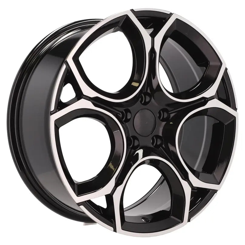 Alu kola pro Volkswagen Y1232 7.5x17 5x112 ET45 57.1 Black Polished | Wheelsup.cz