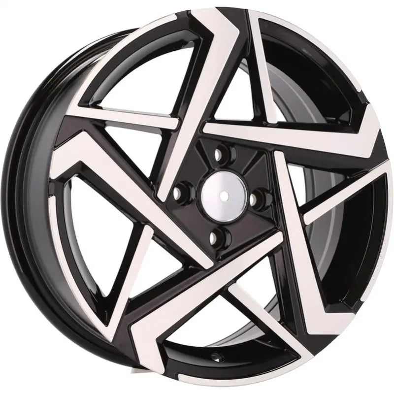 Alu kola pro Hyundai Y1237 6.5x16 4x100 ET45 54.1 Black Polished | Wheelsup.cz