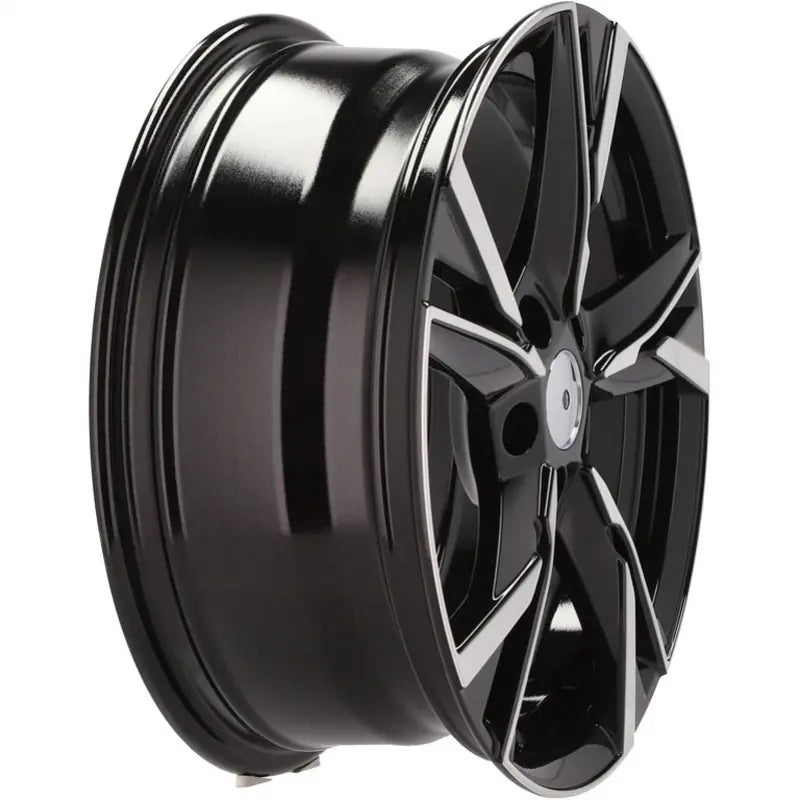 Alu kola pro Škoda Y1241 7.5x18 5x112 ET51 57.1 Black Polished | Wheelsup.cz