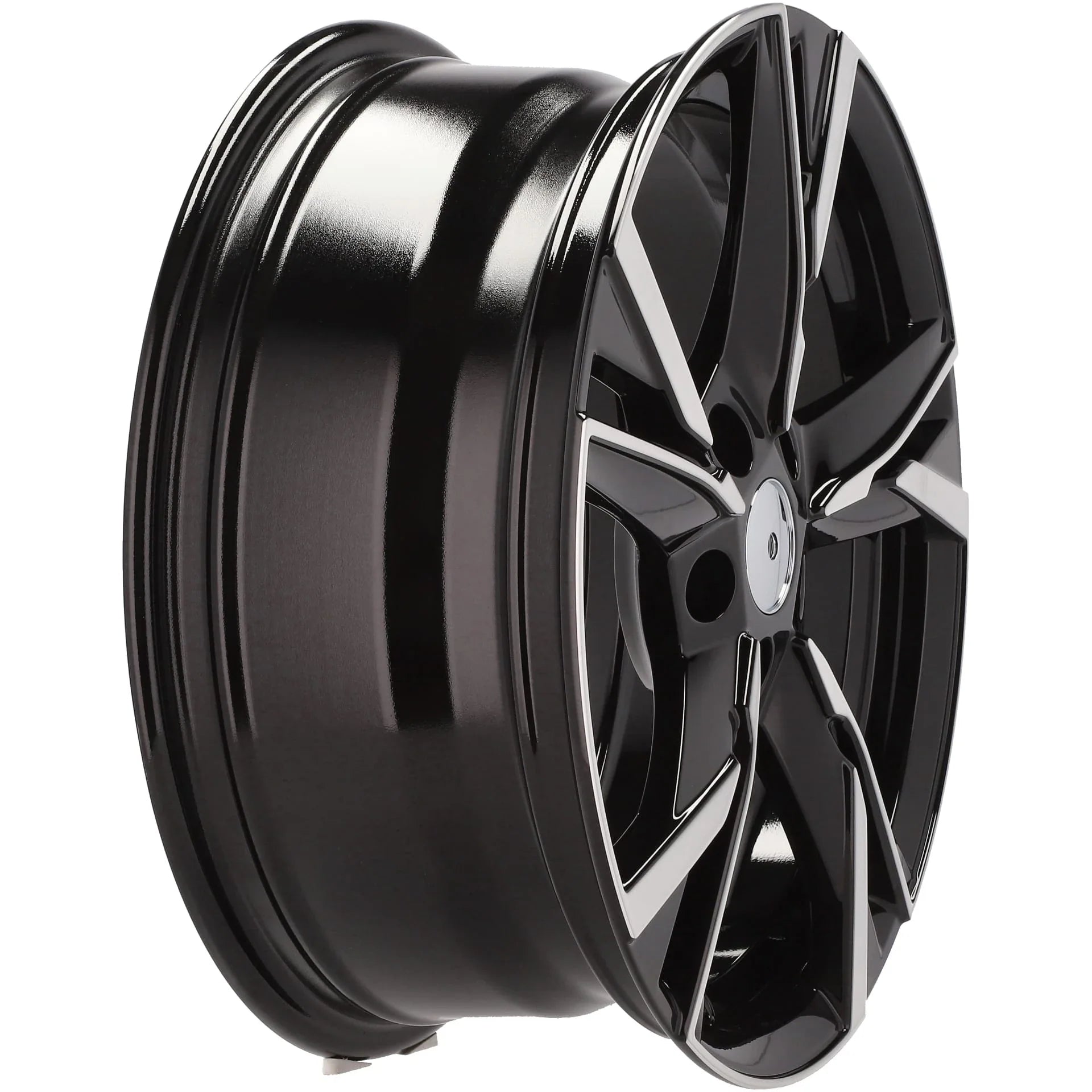 Alu kola pro Škoda Y1241 7x17 5x112 ET46 57.1 Black Polished | Wheelsup.cz