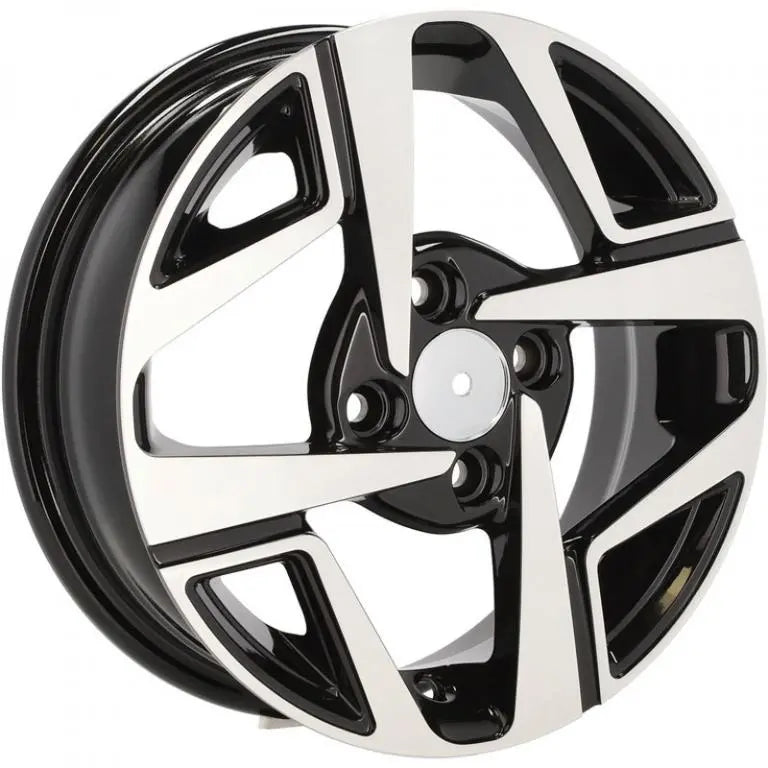 Alu kola pro Hyundai Y1245 5x14 4x100 ET41 54.1 Black Polished | Wheelsup.cz