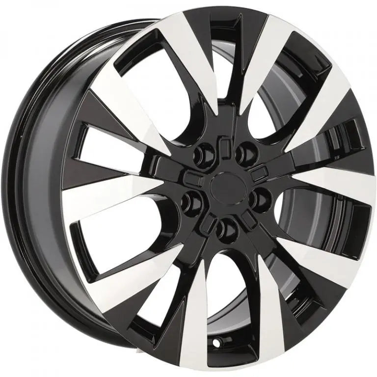 Alu kola pro Citroen Y1248 7x17 5x108 ET45 65.1 Black Polished | Wheelsup.cz
