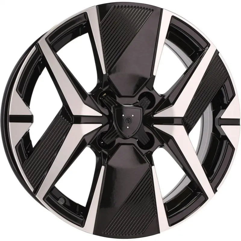 Alu kola pro Peugeot Y1256 6.5x16 4x108 ET32 65.1 Black Polished | Wheelsup.cz