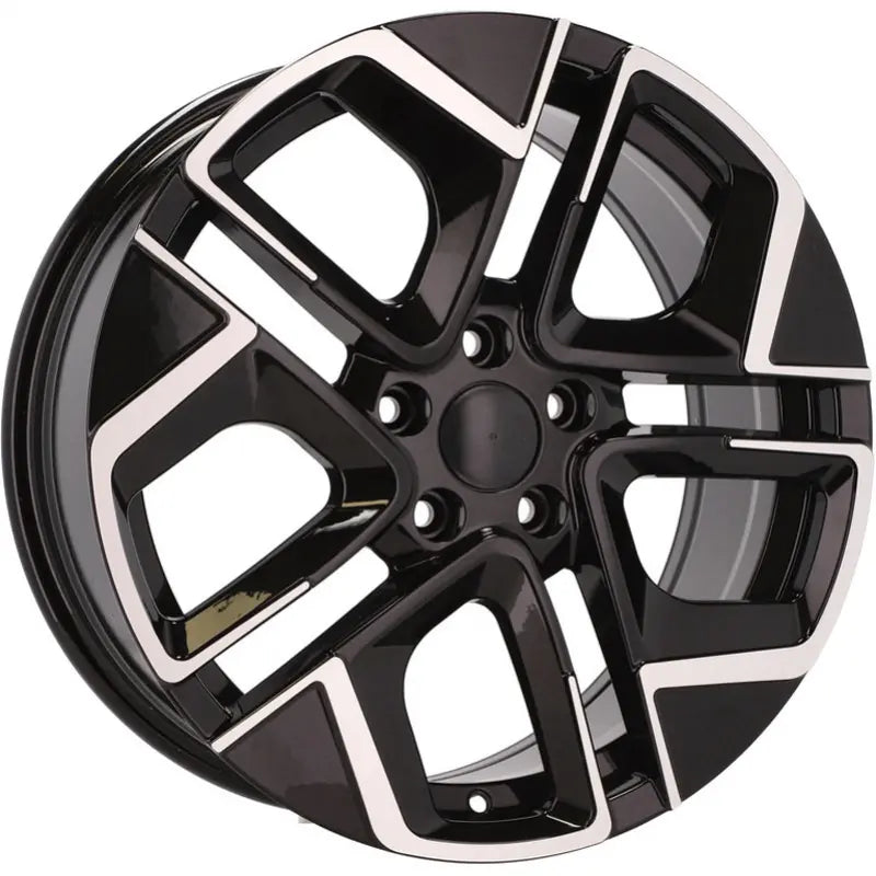Alu kola pro Volkswagen Y1258 7.5x18 5x112 ET51 57.1 Black Polished | Wheelsup.cz