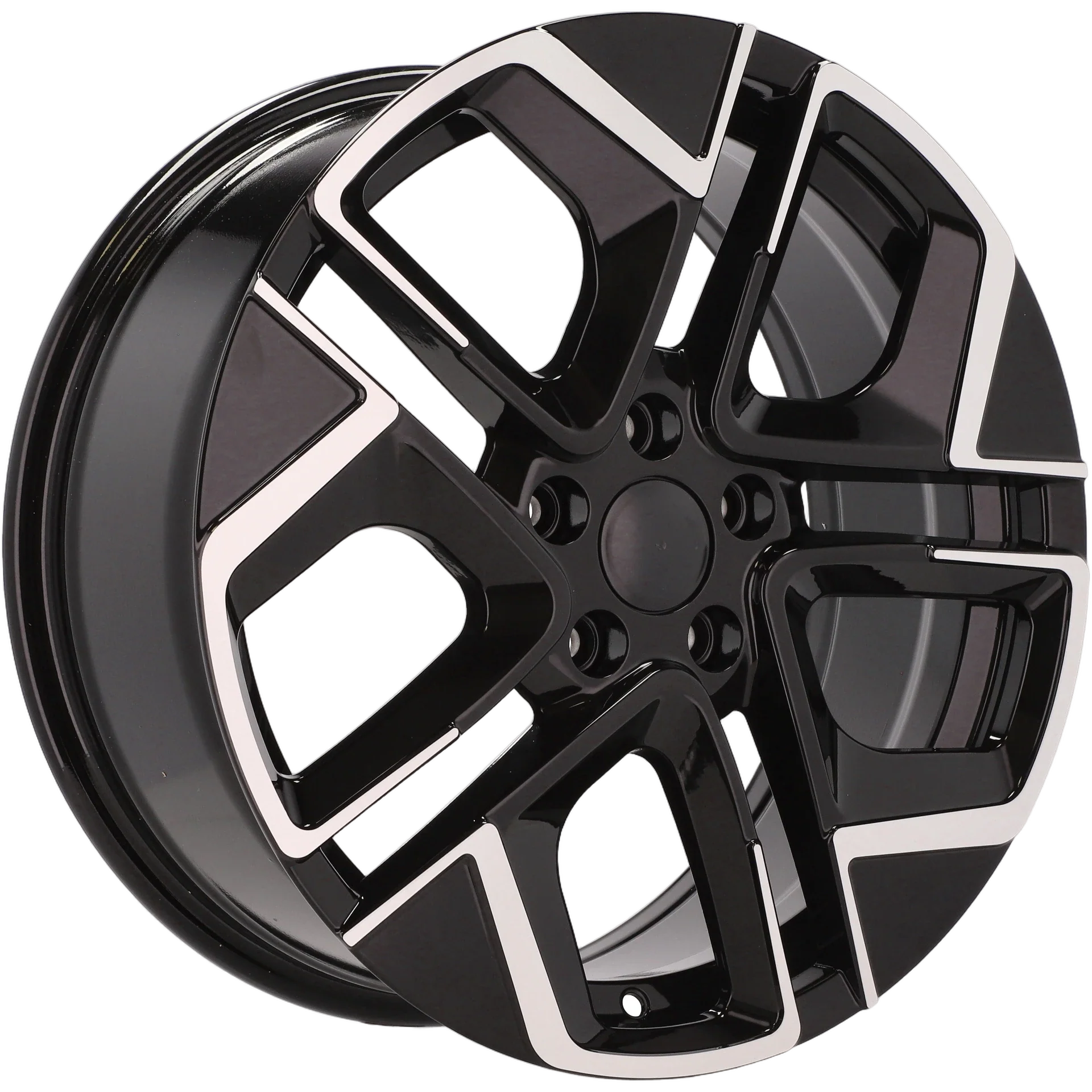 Alu kola pro Volkswagen Y1258 7.5x17 5x112 ET51 57.1 Black Polished | Wheelsup.cz