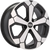Alu kola pro Dacia Y1274 6.5x17 5x114.3 ET32 Black Polished Half Matt