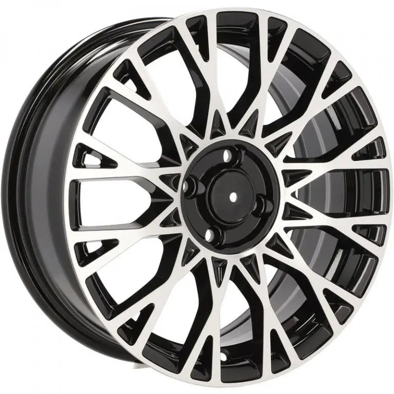 Alu kola pro Fiat Y1283 6.5x16 4x98 ET35 58.1 Black Polished
