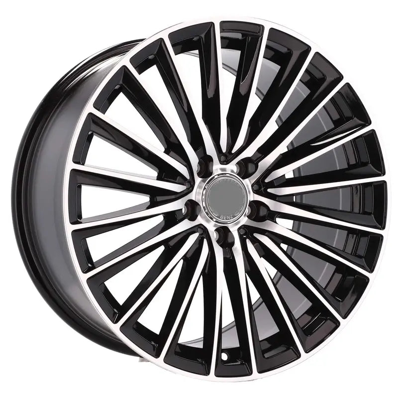 Alu kola pro Mercedes Y5909B 8.5x20 5x112 ET34.5 66.6 Black Polished | Wheelsup.cz