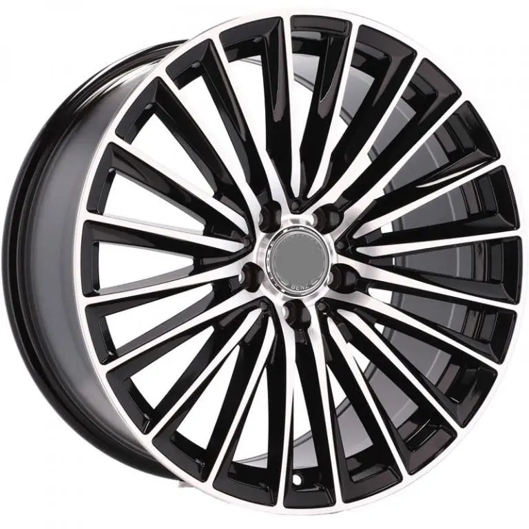 Alu kola pro Mercedes Y5909B 8.5x20 5x112 ET34.5 66.6 Black Polished | Wheelsup.cz