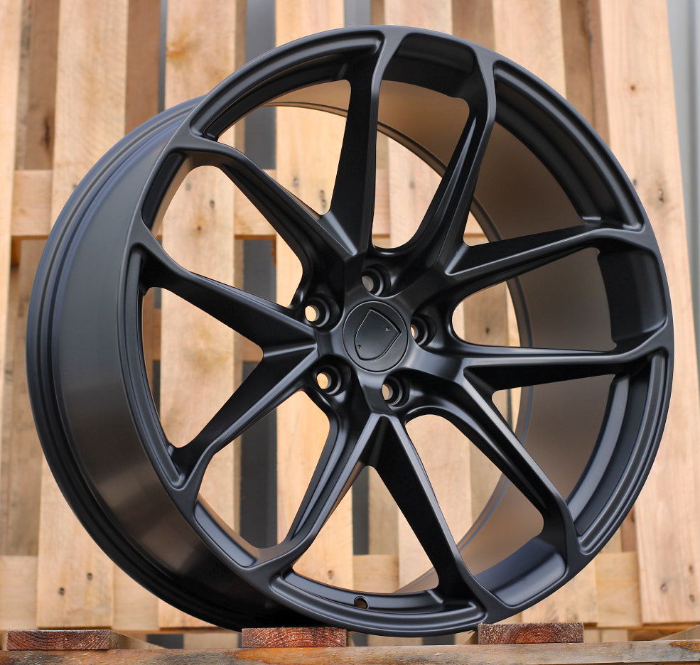 Alu kola Porsche Y5985 9.5x21 5x112 ET26 Black Half Matt-Alu kola-WheelsUp