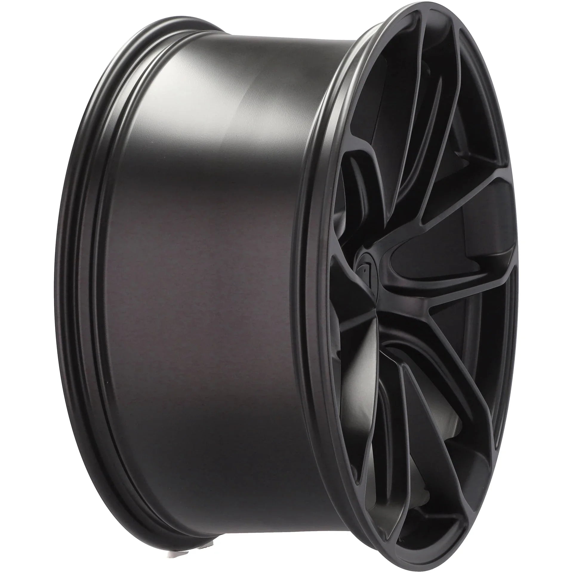 Alu kola pro Porsche Y5985B 9.5x21 5x112 ET26 66.6 Black Half Matt | Wheelsup.cz