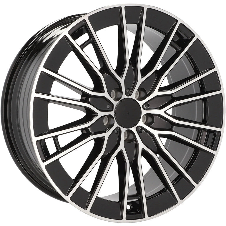 Alu kola pro Mercedes YF0427 8.5x19 5x112 ET35.5 66.6 Black Polished | Wheelsup.cz