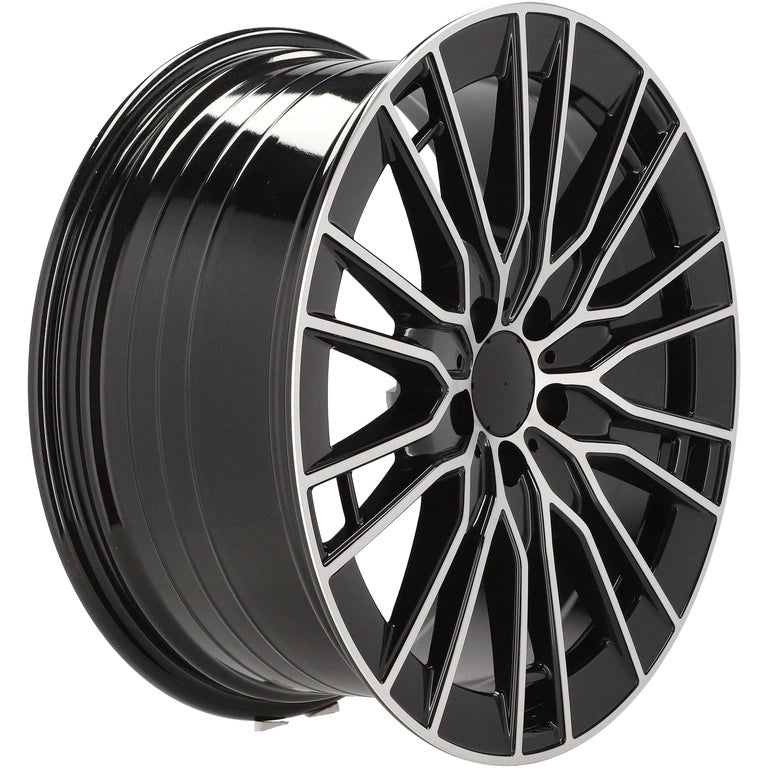 Alu kola pro Mercedes YF0427 8.5x19 5x112 ET35.5 66.6 Black Polished | Wheelsup.cz