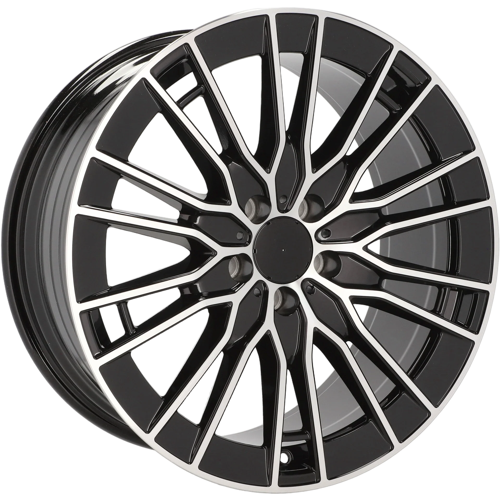 Alu kola pro Mercedes YF0427 8.5x19 5x112 ET35.5 66.6 Black Polished | Wheelsup.cz
