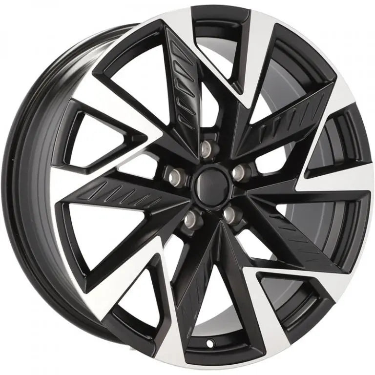 Alu kola pro Cupra YF0443 8x19 5x112 ET40 57.1 Black Polished Half Matt | Wheelsup.cz