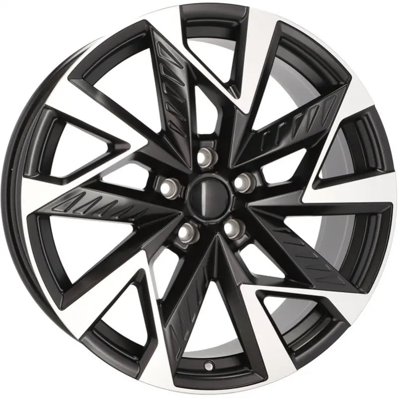 Alu kola pro Cupra YF0443 8x19 5x112 ET40 57.1 Black Polished Half Matt | Wheelsup.cz