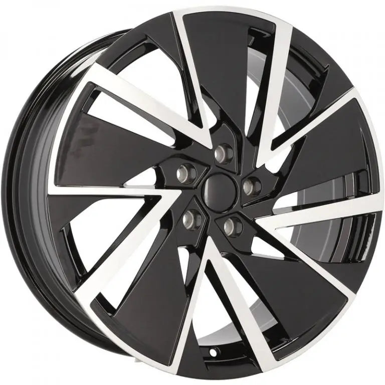 Alu kola pro Škoda YF0445 8x19 5x112 ET45 57.1 Black Polished | Wheelsup.cz