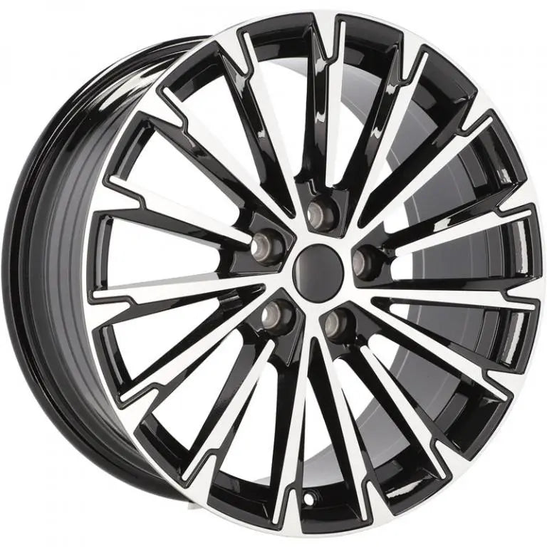 Alu kola pro Škoda YF0446 8x19 5x112 ET45 57.1 Black Polished | Wheelsup.cz