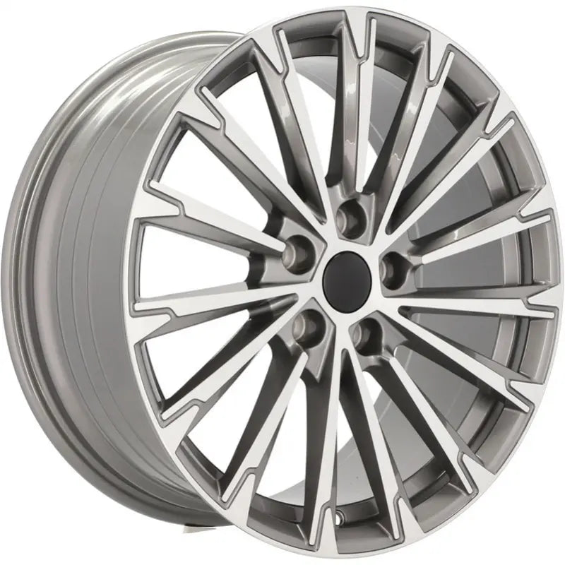 Alu kola pro Škoda YF0446 8x18 5x112 ET45 57.1 Grey Polished | Wheelsup.cz