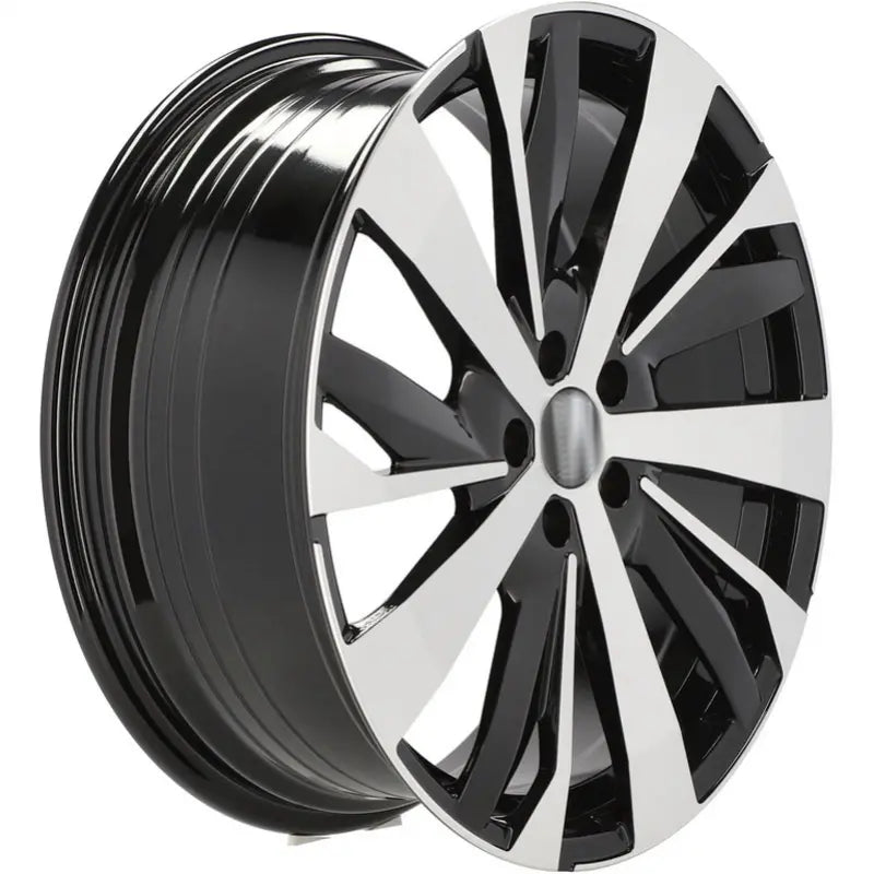 Alu kola pro Peugeot YF0449 7.5x19 5x108 ET42 65.1 Black Polished | Wheelsup.cz