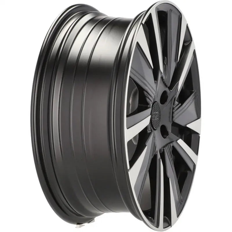 Alu kola pro Peugeot YF1152 7x18 4x108 ET35 65.1 Black Polished Half Matt
