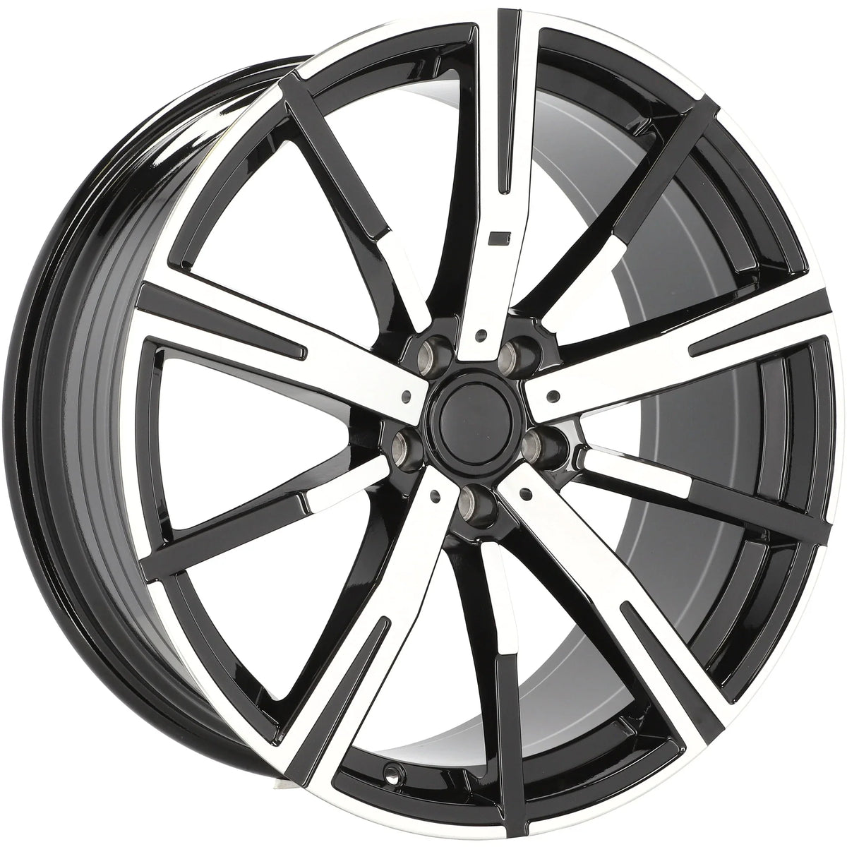Alu kola pro BMW YF1156 8.5x20 5x112 ET26 66.6 Black Polished | Wheelsup.cz