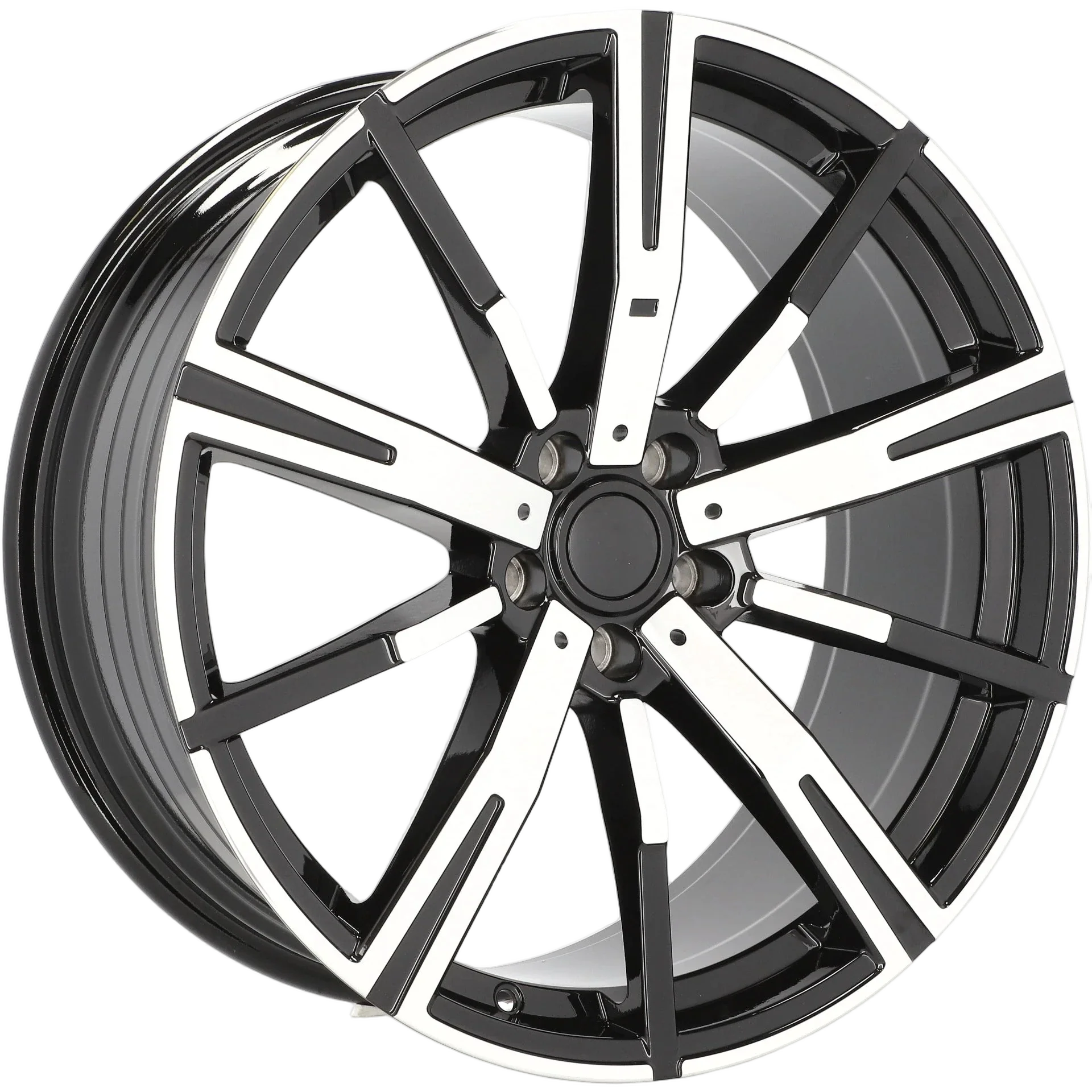 Alu kola pro BMW YF1156 8.5x20 5x112 ET26 66.6 Black Polished | Wheelsup.cz