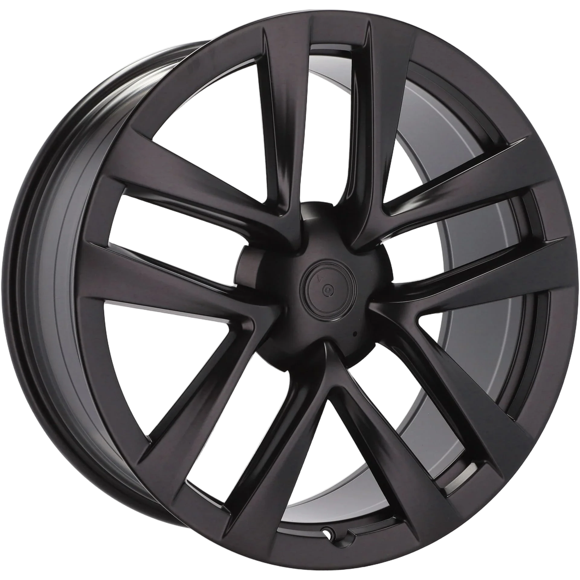Alu kola pro Tesla YF5591 9x22 5x120 ET35 64.1 Black Half Matt | Wheelsup.cz