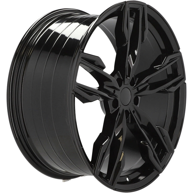 Alu kola pro BMW YF5718 8x20 5x112 ET27 66.6 Black | Wheelsup.cz