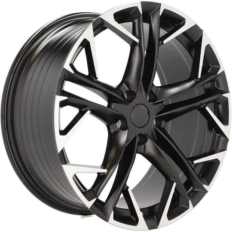 Alu kola pro Cupra YF5719 8.5x19 5x112 ET38 57.1 Black Polished Half Matt | Wheelsup.cz