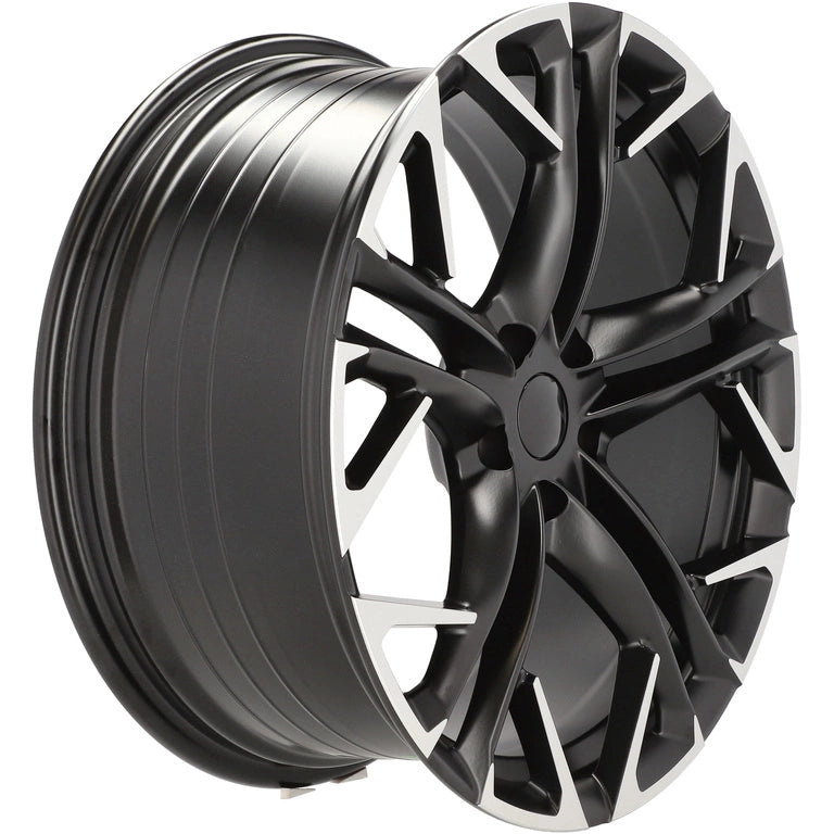 Alu kola pro Cupra YF5719 8.5x19 5x112 ET38 57.1 Black Polished Half Matt | Wheelsup.cz