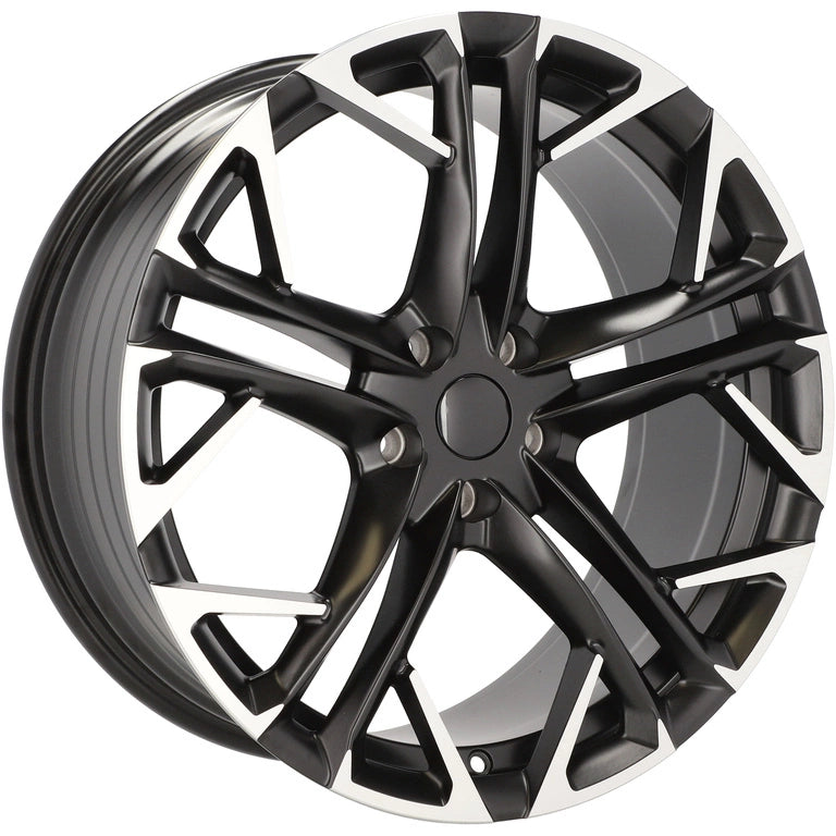 Alu kola pro Cupra YF5719 8.5x19 5x112 ET38 57.1 Black Polished Half Matt | Wheelsup.cz