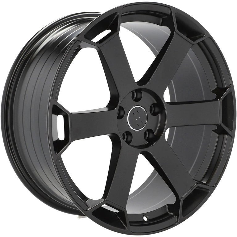 Alu kola pro Audi YF6149 10x22 5x112 ET20 66.6 Satin Black | Wheelsup.cz