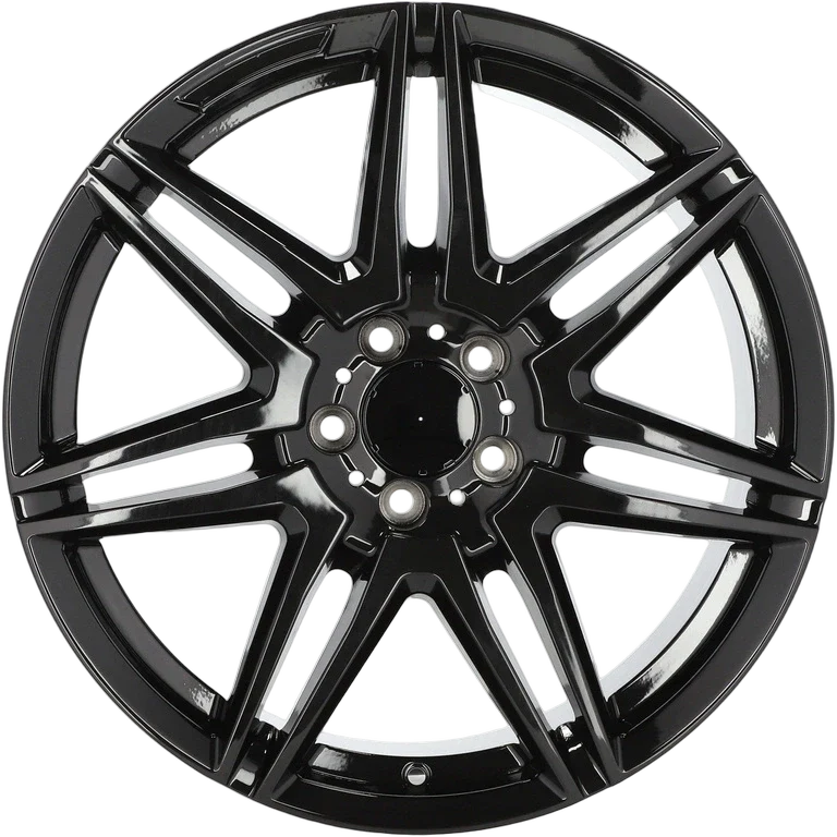 Alu kola pro Mercedes YF7075 8x19 5x112 ET52 66.6 Black | Wheelsup.cz