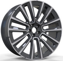 Alu kola pro Volvo YF7076 9x22 5x108 ET38.5 63.4 Black Polished