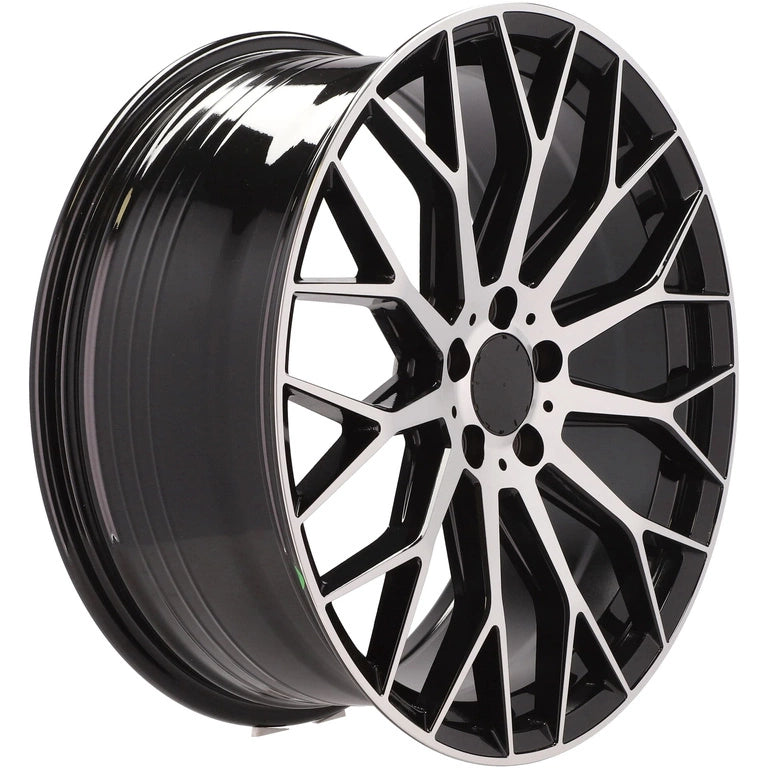 Alu kola pro Mercedes YS1180 8x18 5x112 ET35 66.6 Black Polished | Wheelsup.cz