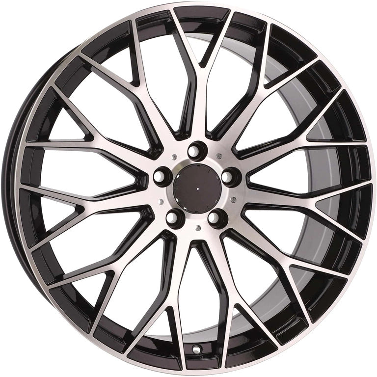 Alu kola pro Mercedes YS1180 8.5x19 5x112 ET40 66.6 Black Polished | Wheelsup.cz