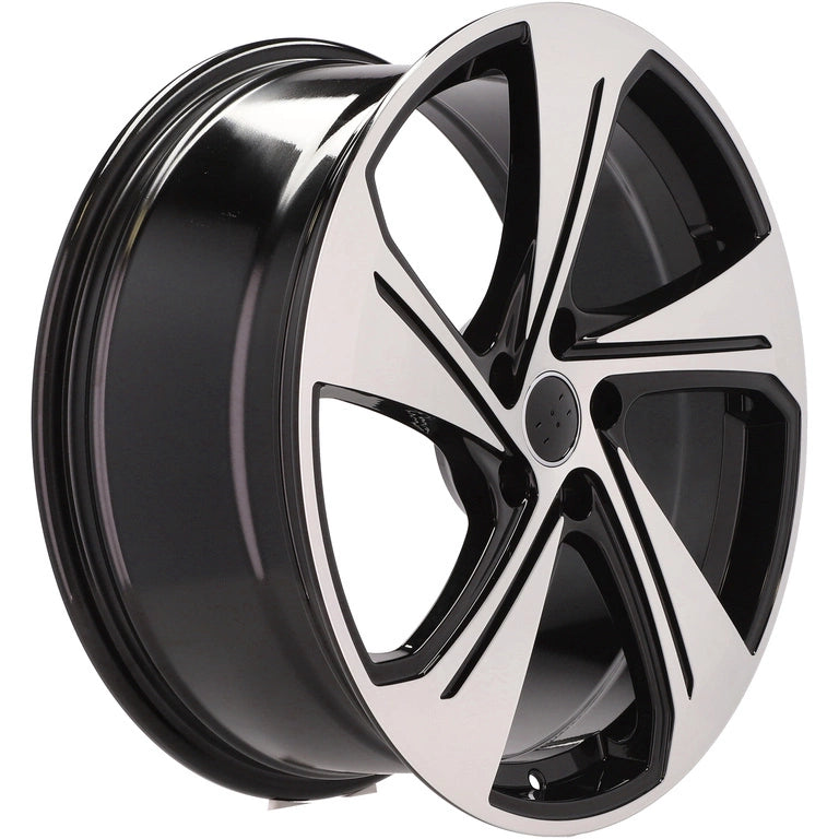 Alu kola pro Audi YS1270 8x18 5x112 ET46 57.1 Black Polished | Wheelsup.cz