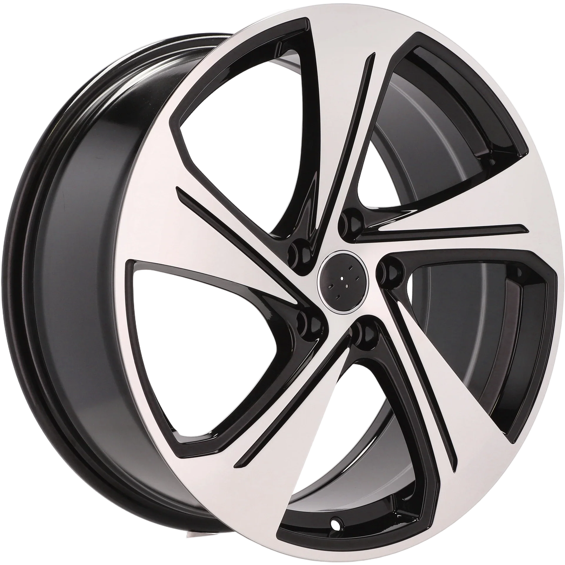 Alu kola pro Audi YS1270 8x18 5x112 ET46 57.1 Black Polished | Wheelsup.cz