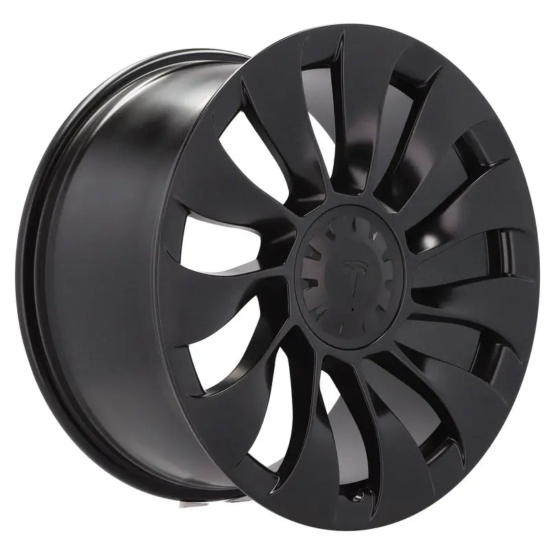 Alu kola pro Tesla YS214 9.5x20 5x114.3 ET45 64.1 Black Half Matt