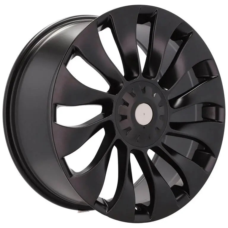 Alu kola pro Tesla YS214 9.5x21 5x114.3 ET40 64.1 Black Half Matt