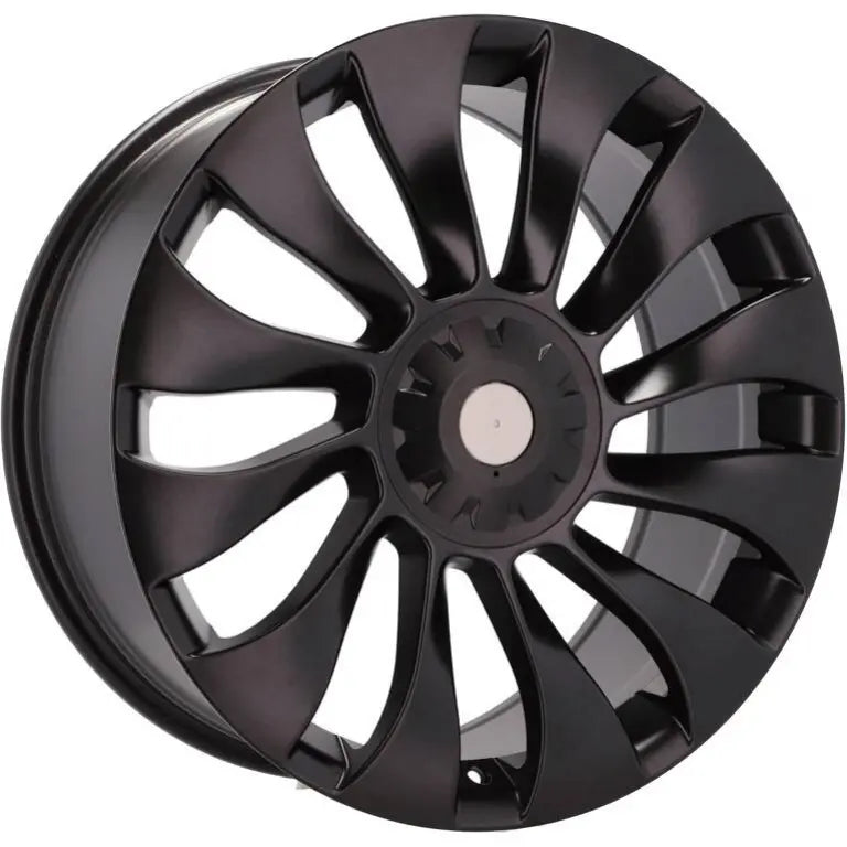 Alu kola pro Tesla YS214 9.5x19 5x114.3 ET45 64.1 Black Half Matt | Wheelsup.cz
