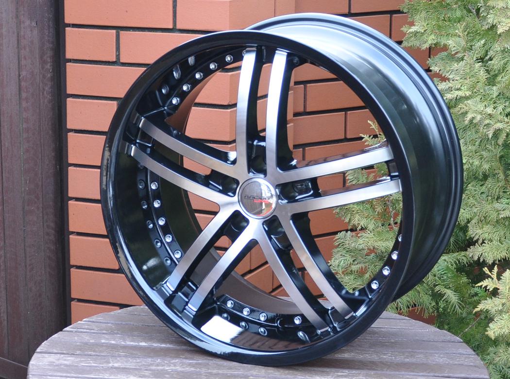 Alu kola Racing Line 5903 10x20 5x112 ET38 Black Polished-Alu kola-WheelsUp