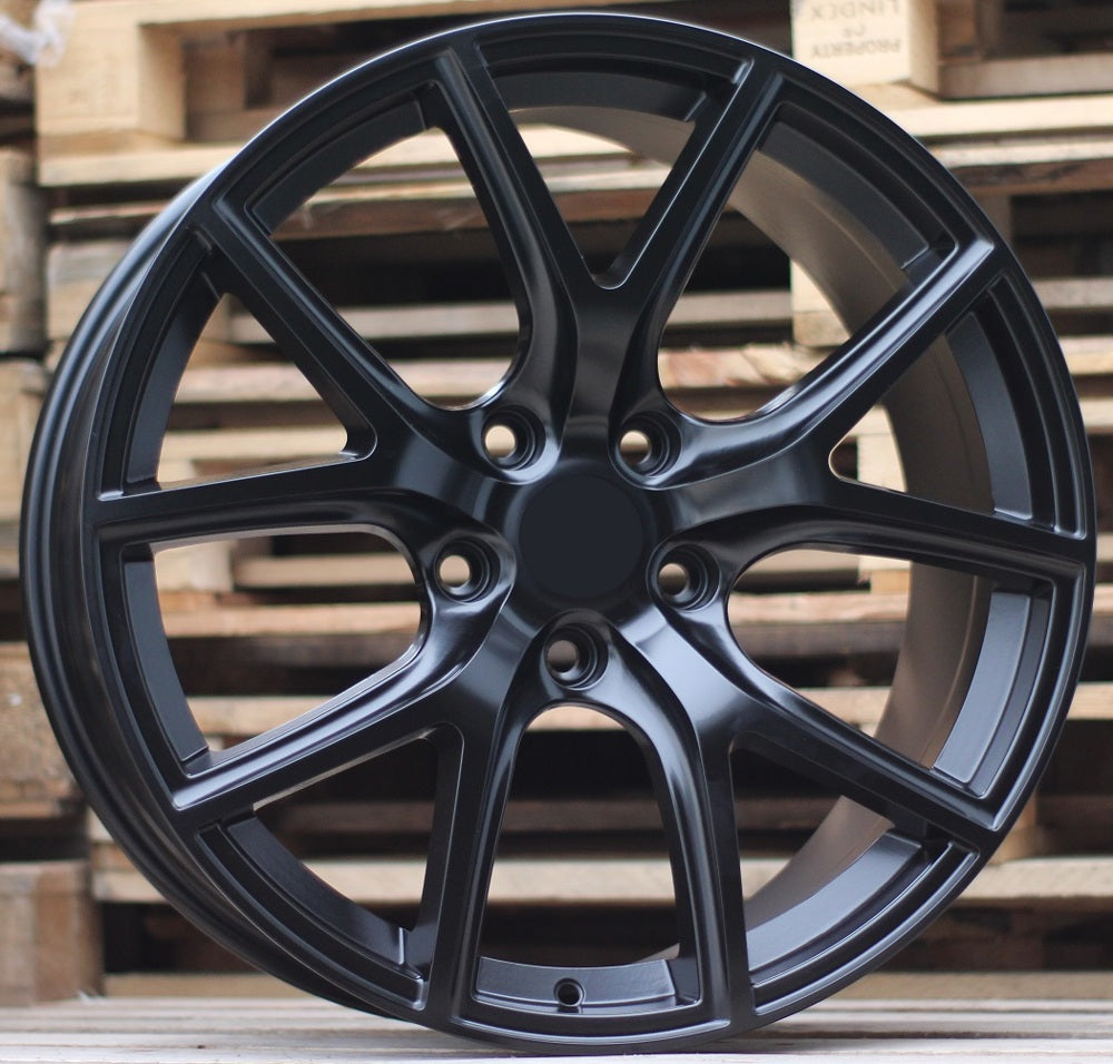 Alu kola pro Jeep B5315 10x20 5x127 ET50 71.6 Black Half Matt