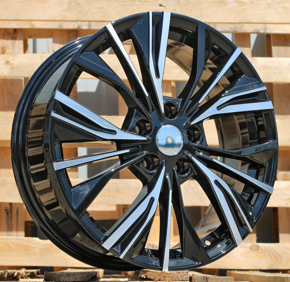 Alu kola pro Nissan FE224 7x17 5x114.3 ET35 Black Polished | Wheelsup.cz