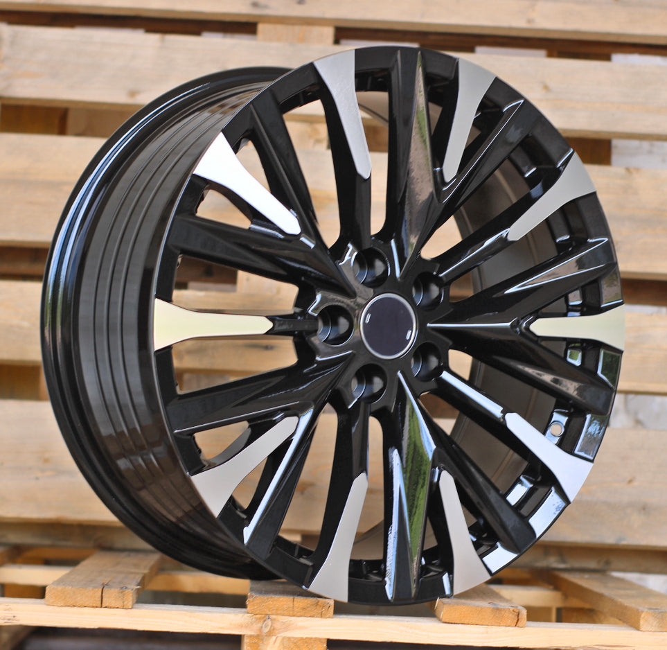 Alu kola pro Toyota FBX159 8.5x19 5x114.3 ET38 60.1 Black Polished | Wheelsup.cz