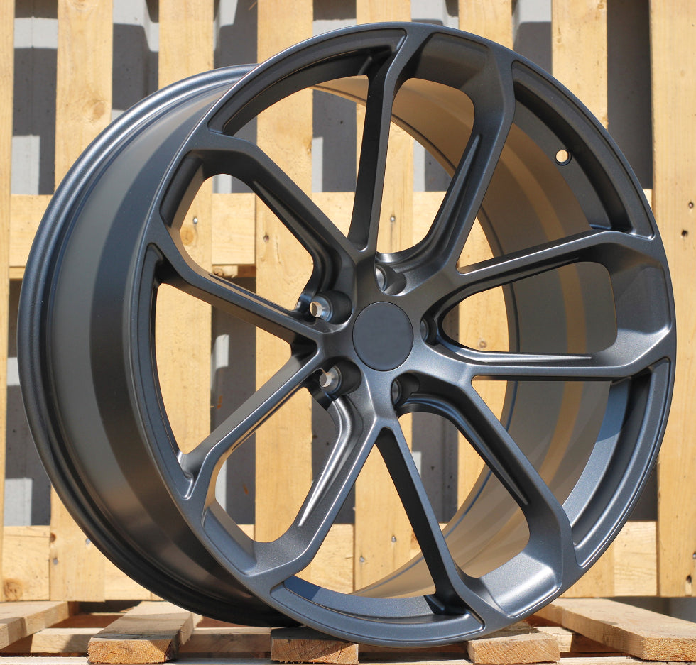 Alu kola pro Porsche H5084 8.5x20 5x130 ET50 71.6 Grey Polished Matt