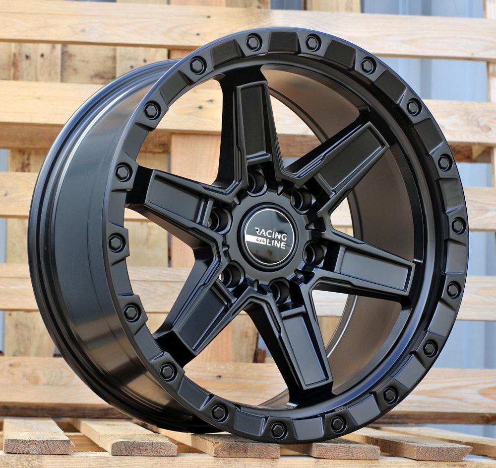 Alu kola pro Offroad B5840 9x18 6x139.7 ET10 110.1 Black Half Matt