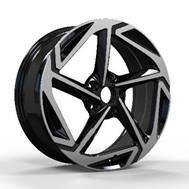 Alu kola pro Hyundai A5898 7.5x18 5x114.3 ET51 67.1 Black Polished